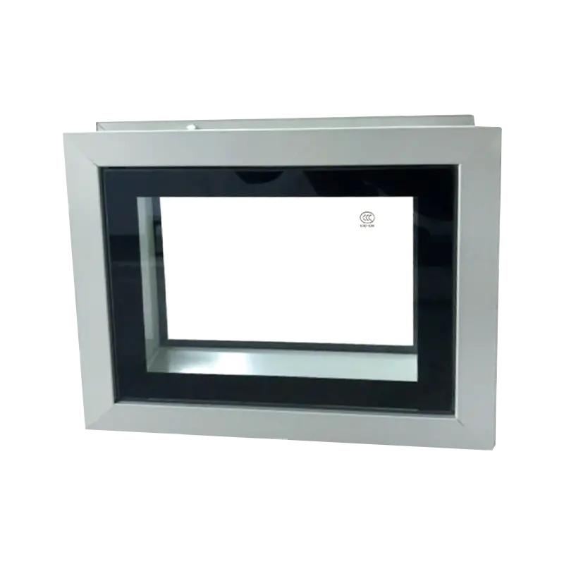 Geklemmtes, doppelt verglastes Reinraumfenster