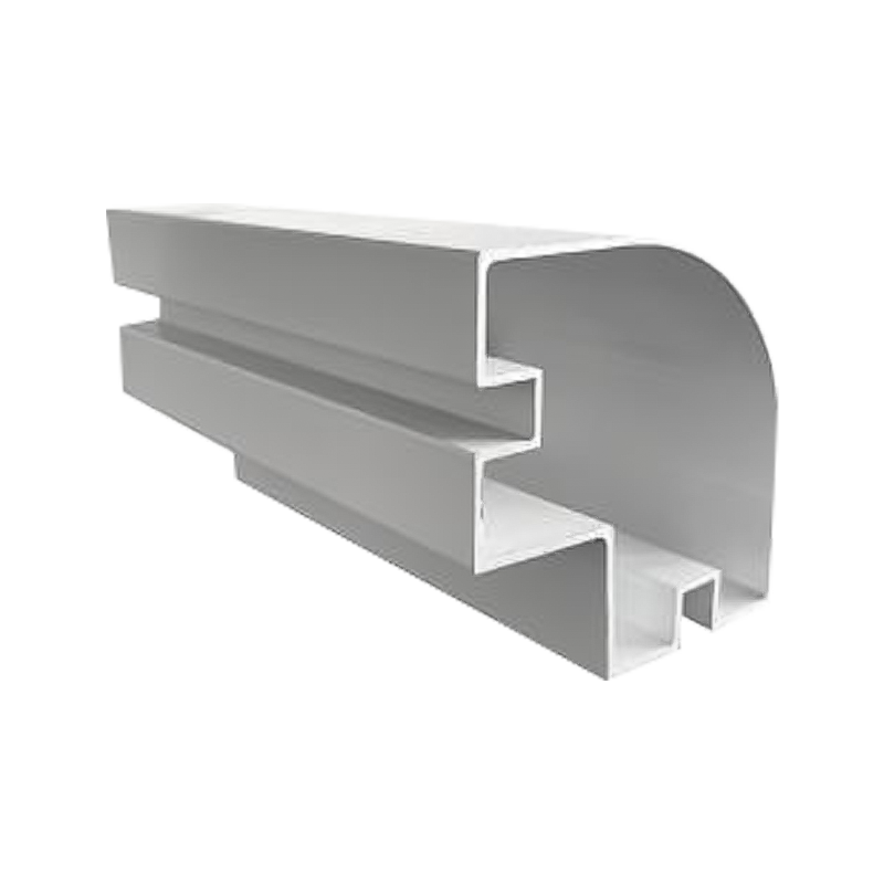 Manuelle Platte aus Aluminiumprofil mit Außenzylinder